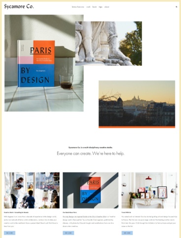eCommerce website: Sycamore Street Press